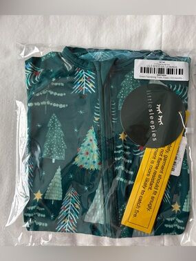 Little Sleepies Green Twinkling Trees Zippy Pajamas